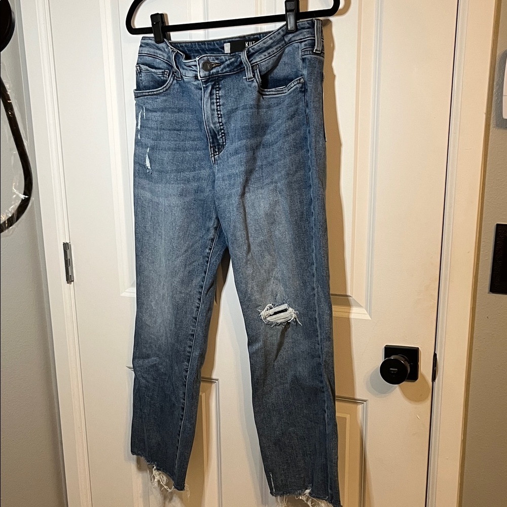 Kut From the Kloth Kelsey Fab Ab Ankle Flare Jeans